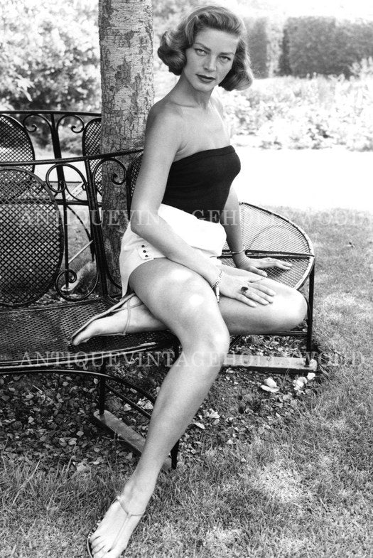 American actress Lauren Bacall from the Golden Age of Hollywood. А00110