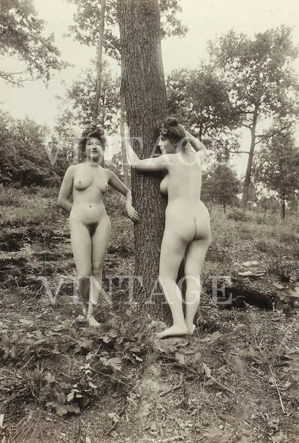Vintage Pin Up Model Art photography Nude Woman 4" x 6" 00119