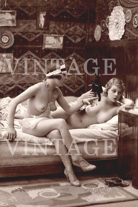 Vintage Pin Up Model Art photography Nude Woman 4" x 6" 00973