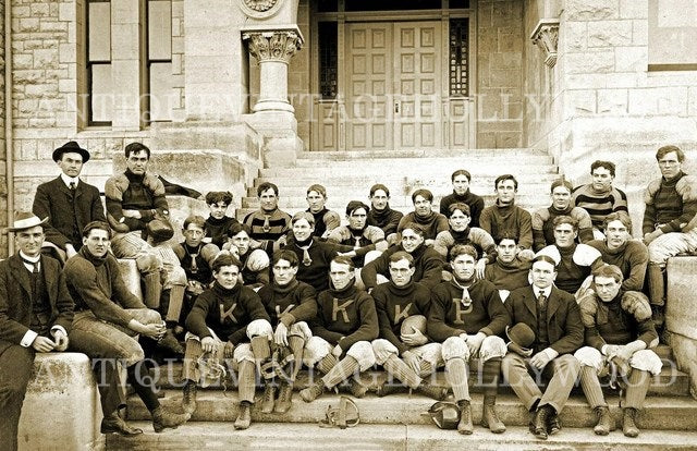 The 1901 Kansas University American football team (Kansas Jayhawks). A00008