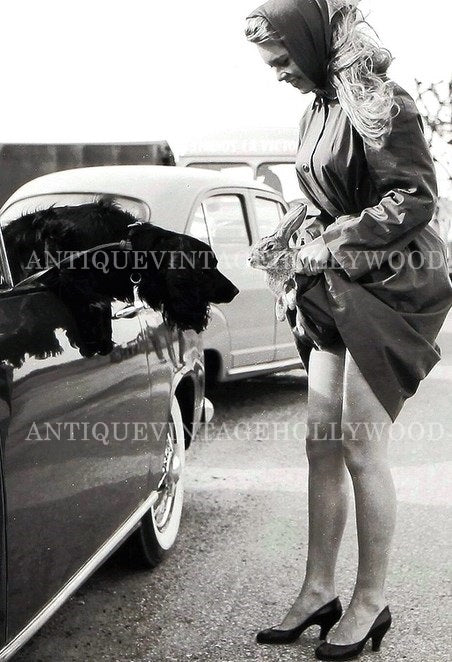 French actress and style icon Brigitte Bardot, in the late 1950s. А00036