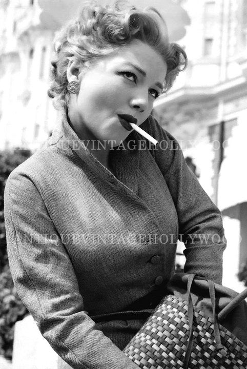 American actress Anne Baxter, 1953. А00045