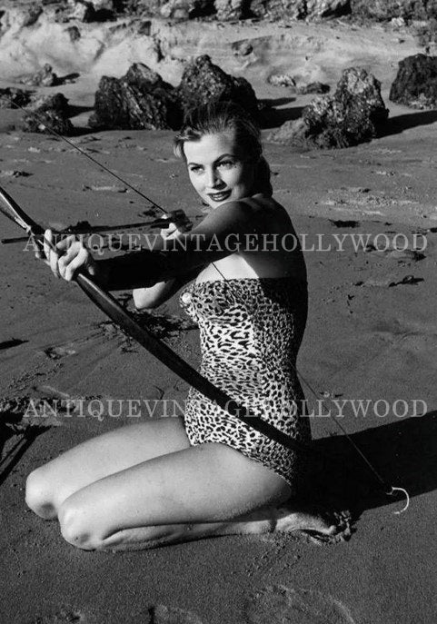 Swedish actress and model Anita Ekberg, 1955. А00047