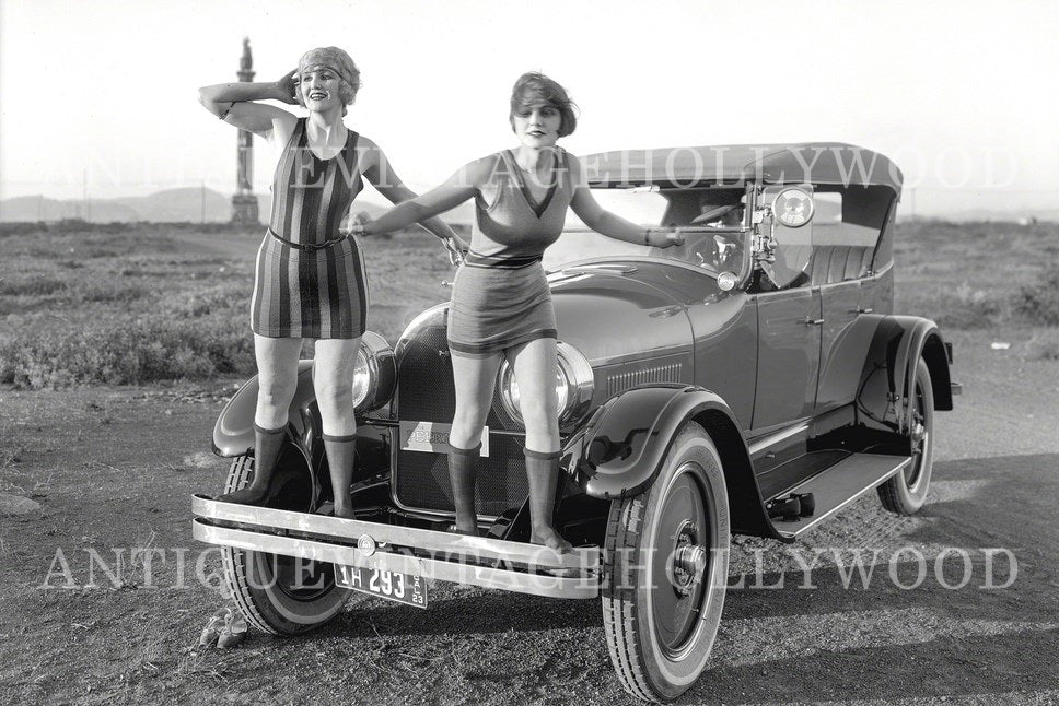 two women in the 1920s “flapper” style. A00074