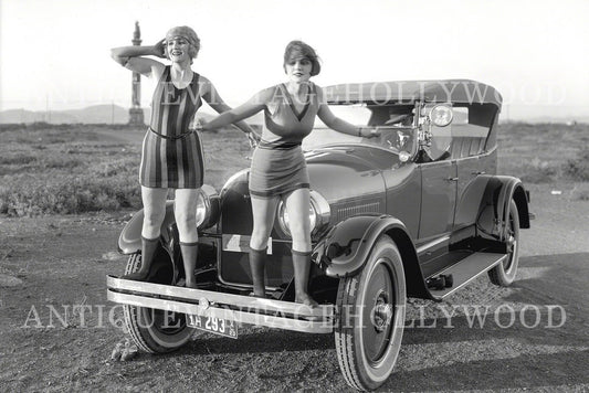two women in the 1920s “flapper” style. A00074