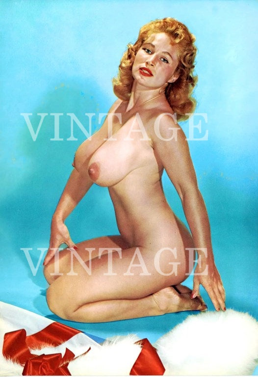Vintage Pin Up Model Art photography Nude Woman 4" x 6"  00596