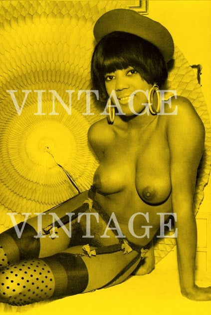 Vintage Pin Up Model Art photography Nude Woman 4" x 6"  00801
