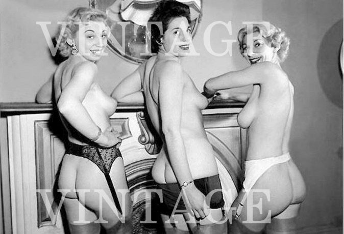 Vintage Pin Up Model Art photography Nude Woman 4" x 6"  00841