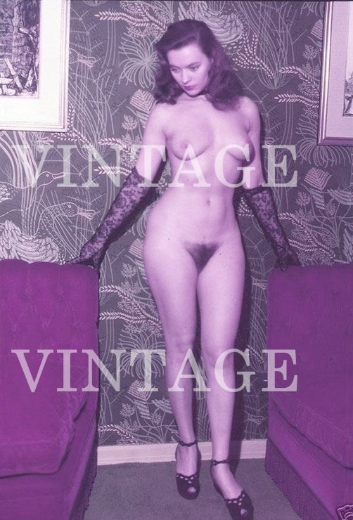 Vintage Pin Up Model Art photography Nude Woman 4" x 6"  00849