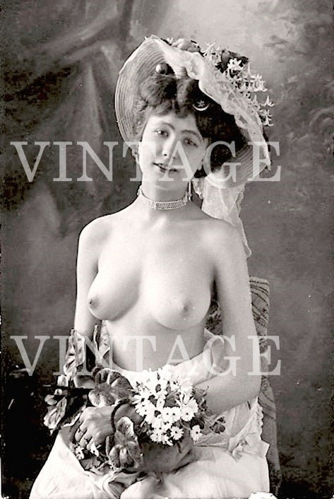 Vintage Pin Up Model Art photography Nude Woman 4" x 6"  00896